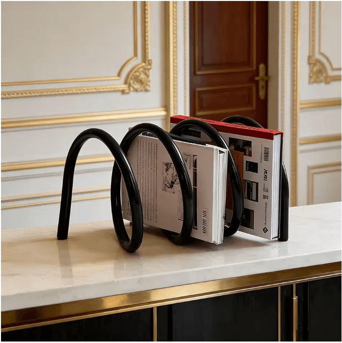 Étagère rotative en spirale à ressort vue 2