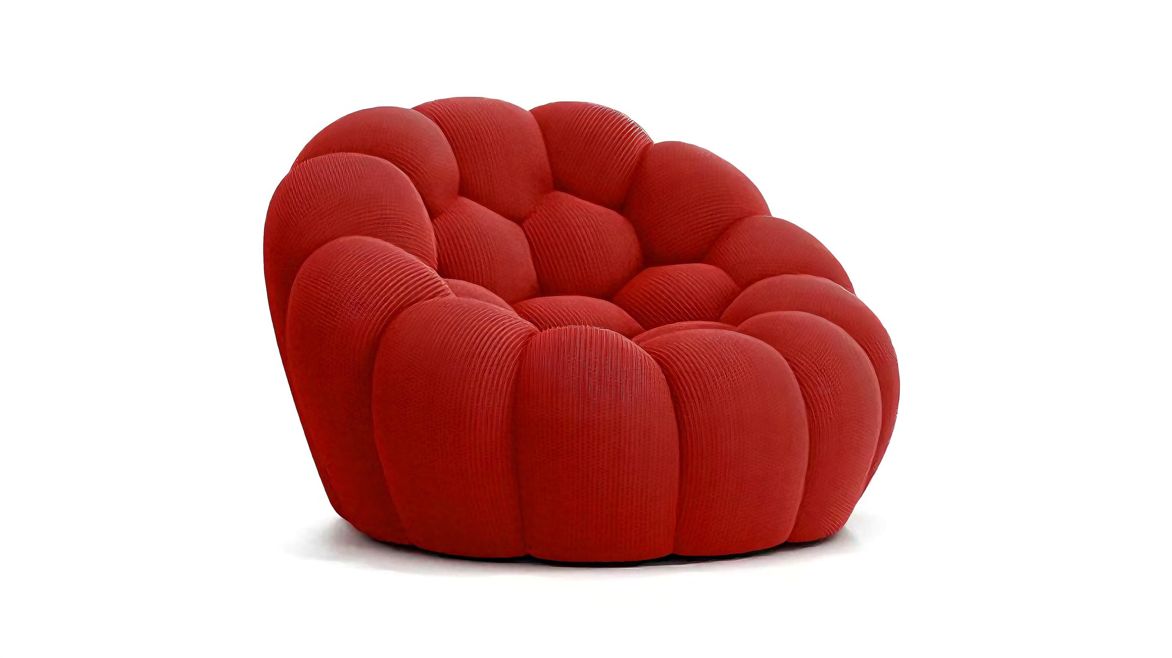 Fauteuil Bubble rouge