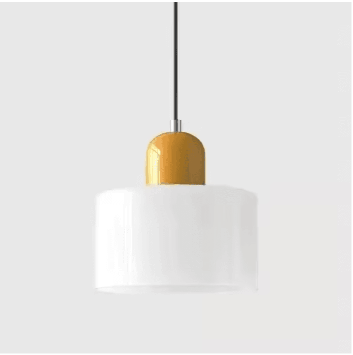Lustre vintage en vitrail vue 21