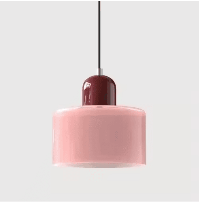 Lustre vintage en vitrail vue 12