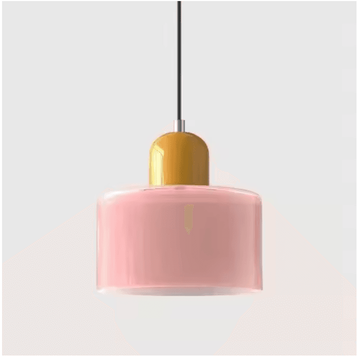 Lustre vintage en vitrail vue 16