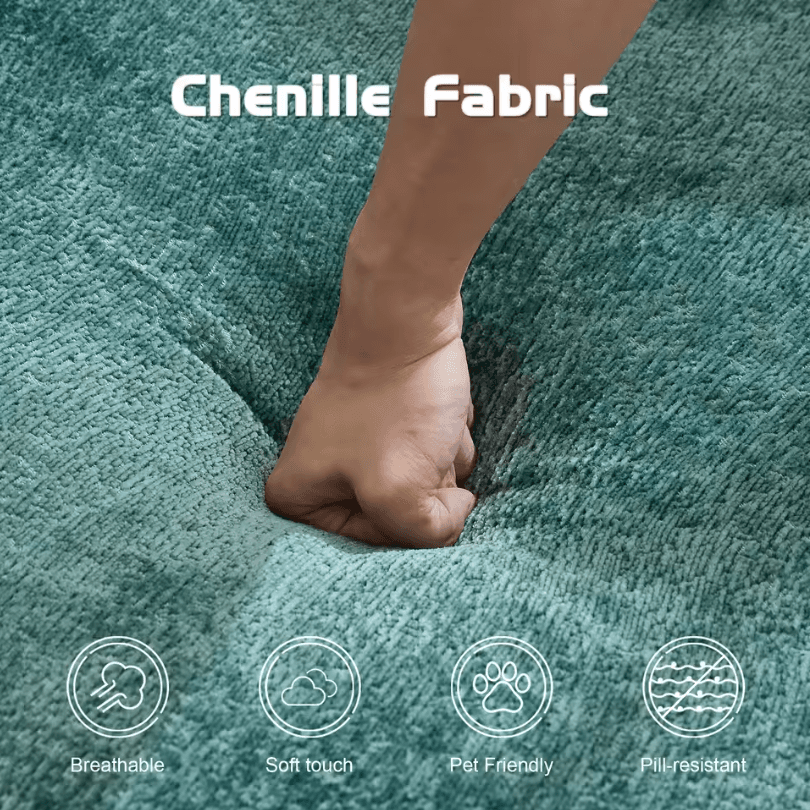 Canapé-lit modulaire chenille vue 6
