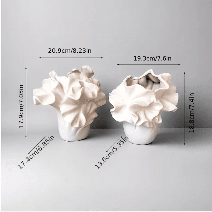 Vase céramique coquille vue 4