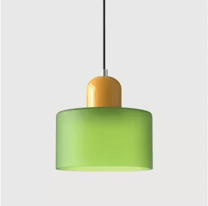 Lustre vintage en vitrail vue 27