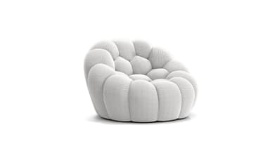 Fauteuil Bubble blanc