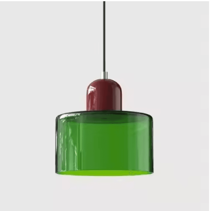 Lustre vintage en vitrail vue 28