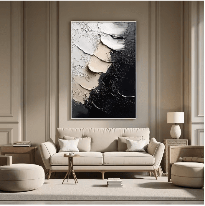 Tableau abstrait Éclat