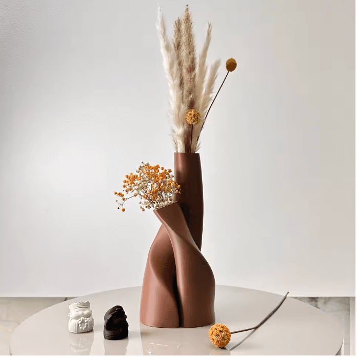 Ensemble de 2 vases double forme spéciale chocolat