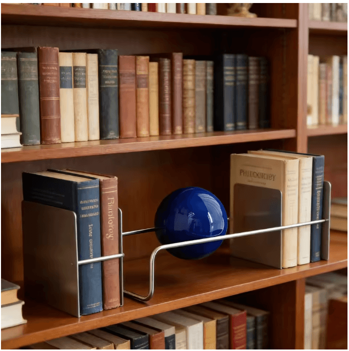 Étagère à livres design en forme de boule vue 3
