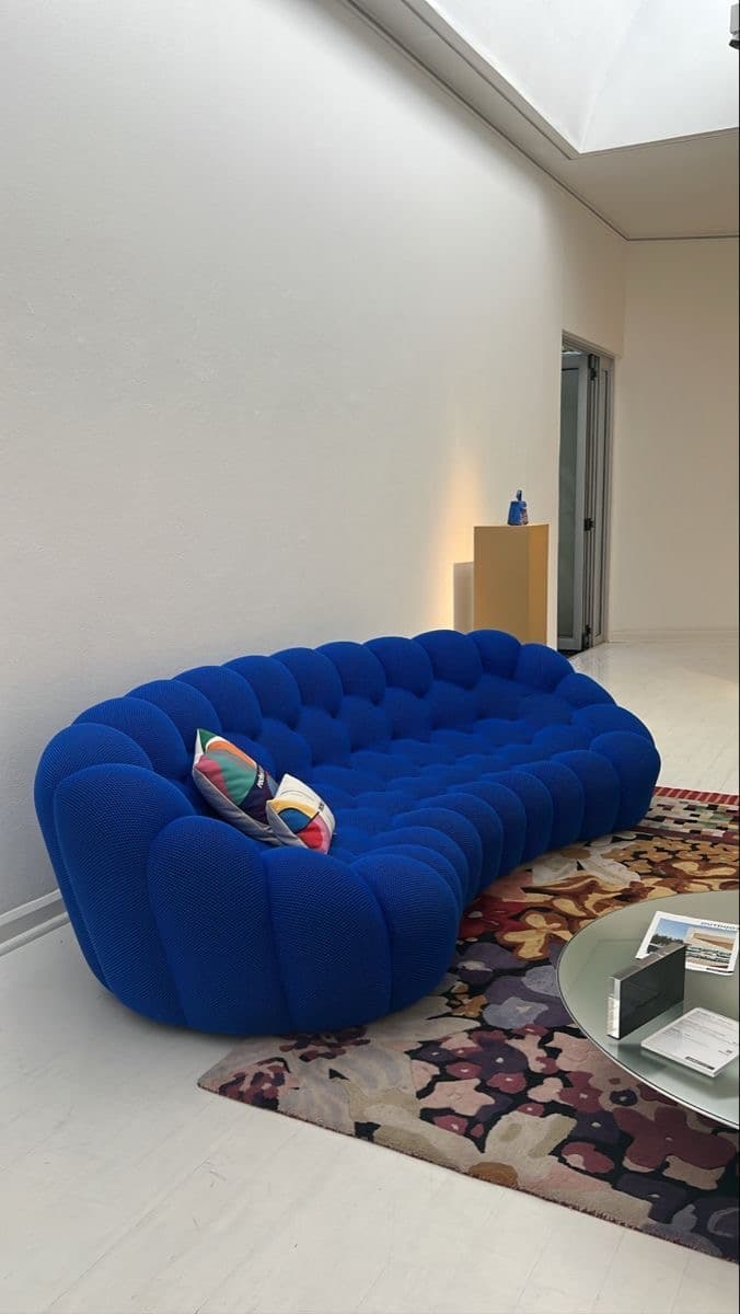 Canapé Bubble bleu vue 3