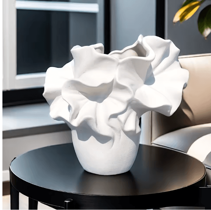 Vase céramique coquille vue 3