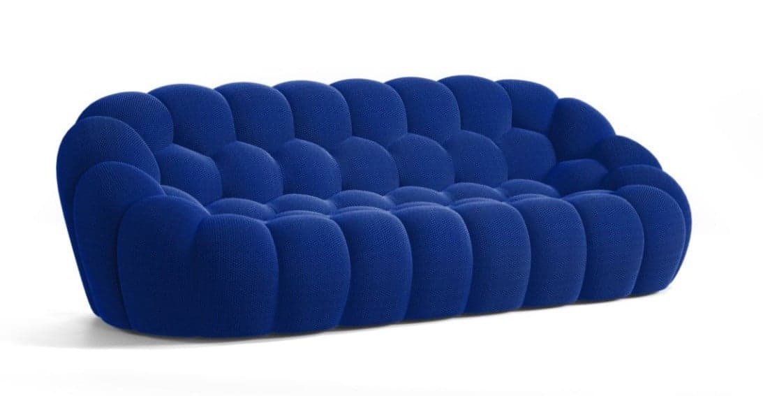 Canapé Bubble bleu
