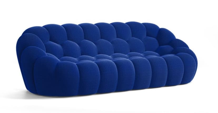 Canapé Bubble bleu