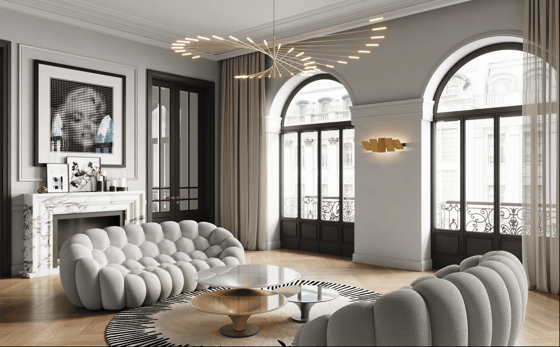 Salon d'exception signé Maison Serenia