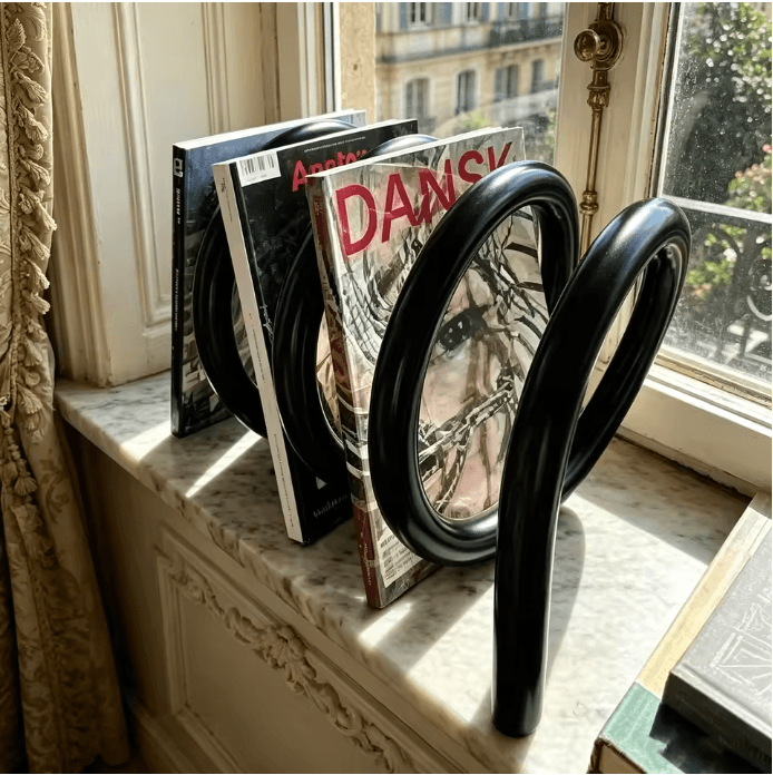 Support de livres en spirale rotatif en métal vue 2