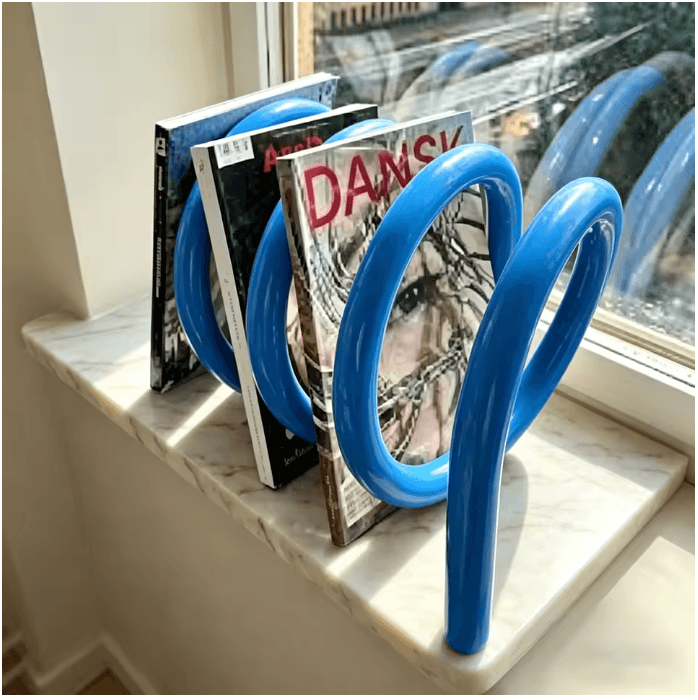 Support de livres en spirale rotatif en métal vue 5