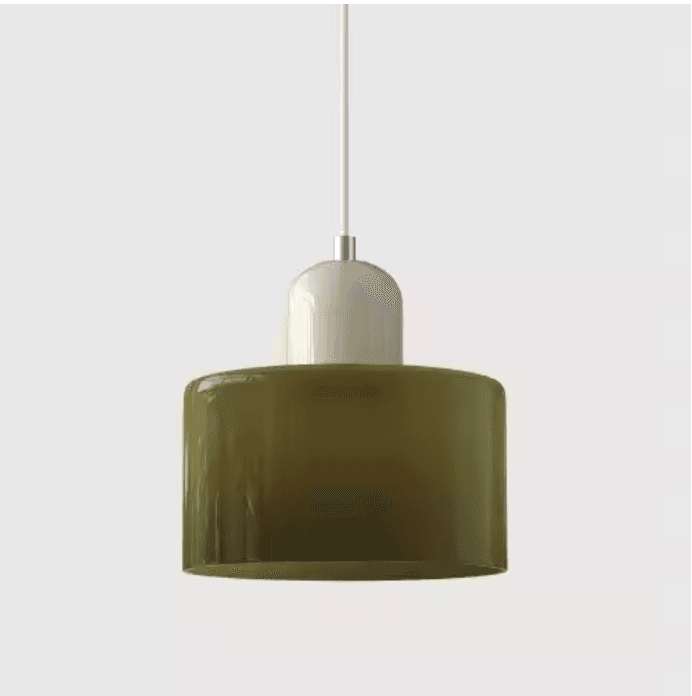 Lustre vintage en vitrail vue 24