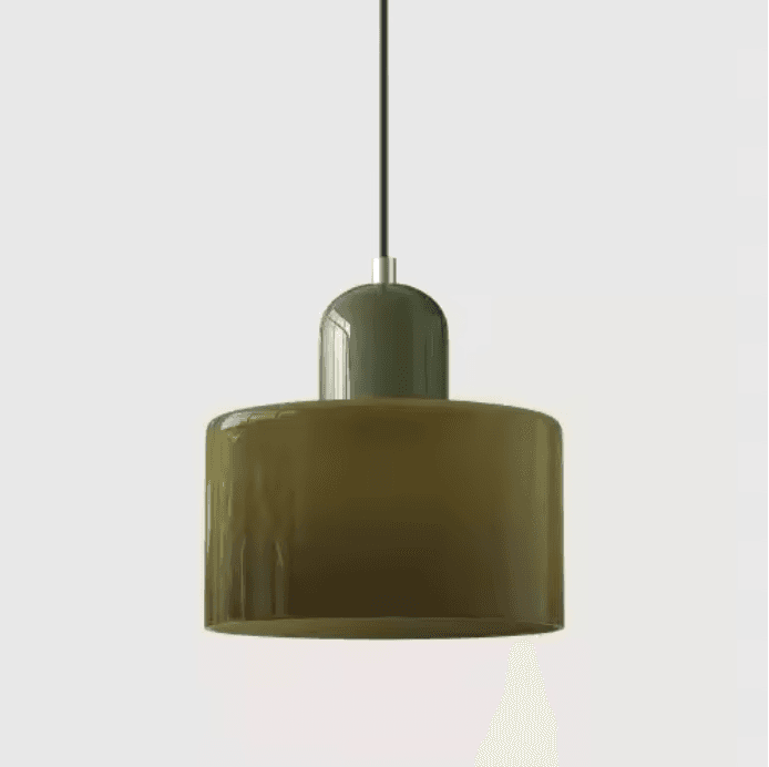 Lustre vintage en vitrail vue 23