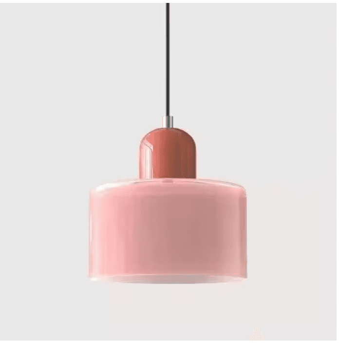 Lustre vintage en vitrail vue 13