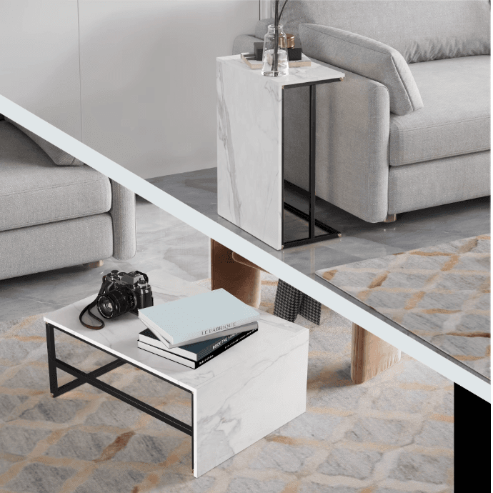 Lot de 2 tables gigognes 2