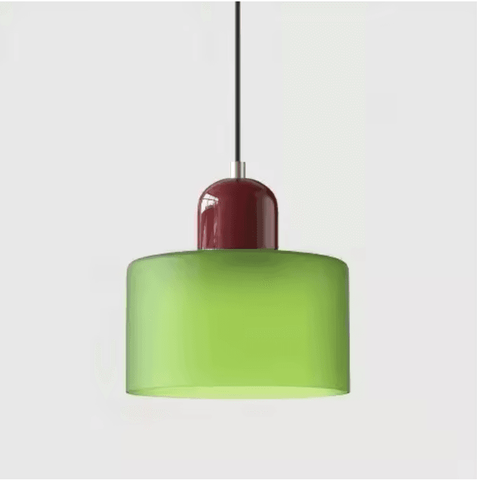 Lustre vintage en vitrail vue 26