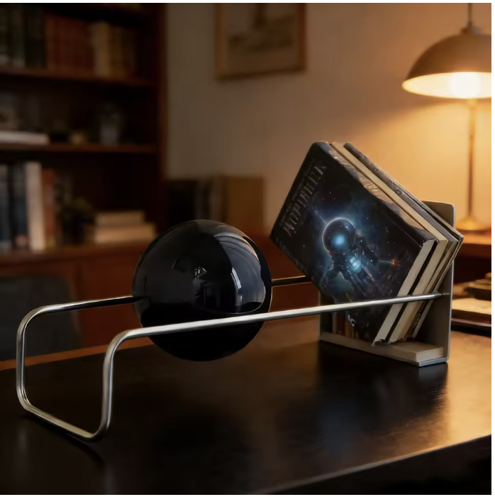 Étagère à livres design en forme de boule vue 2