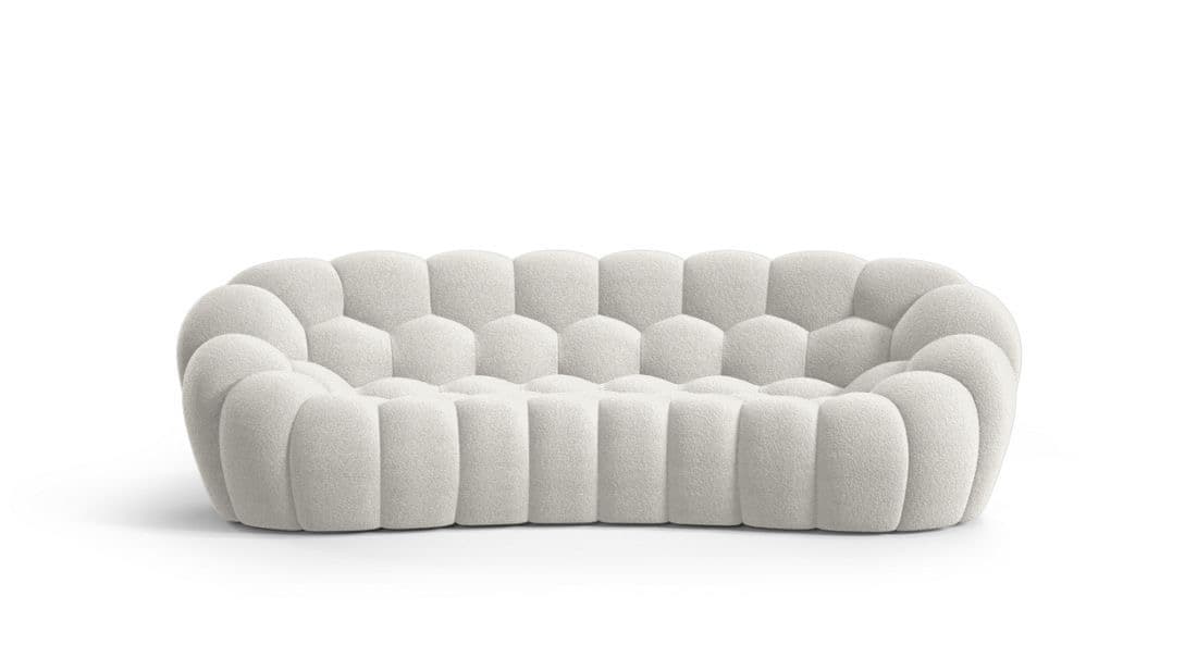 Canapé Bubble blanc vue 2