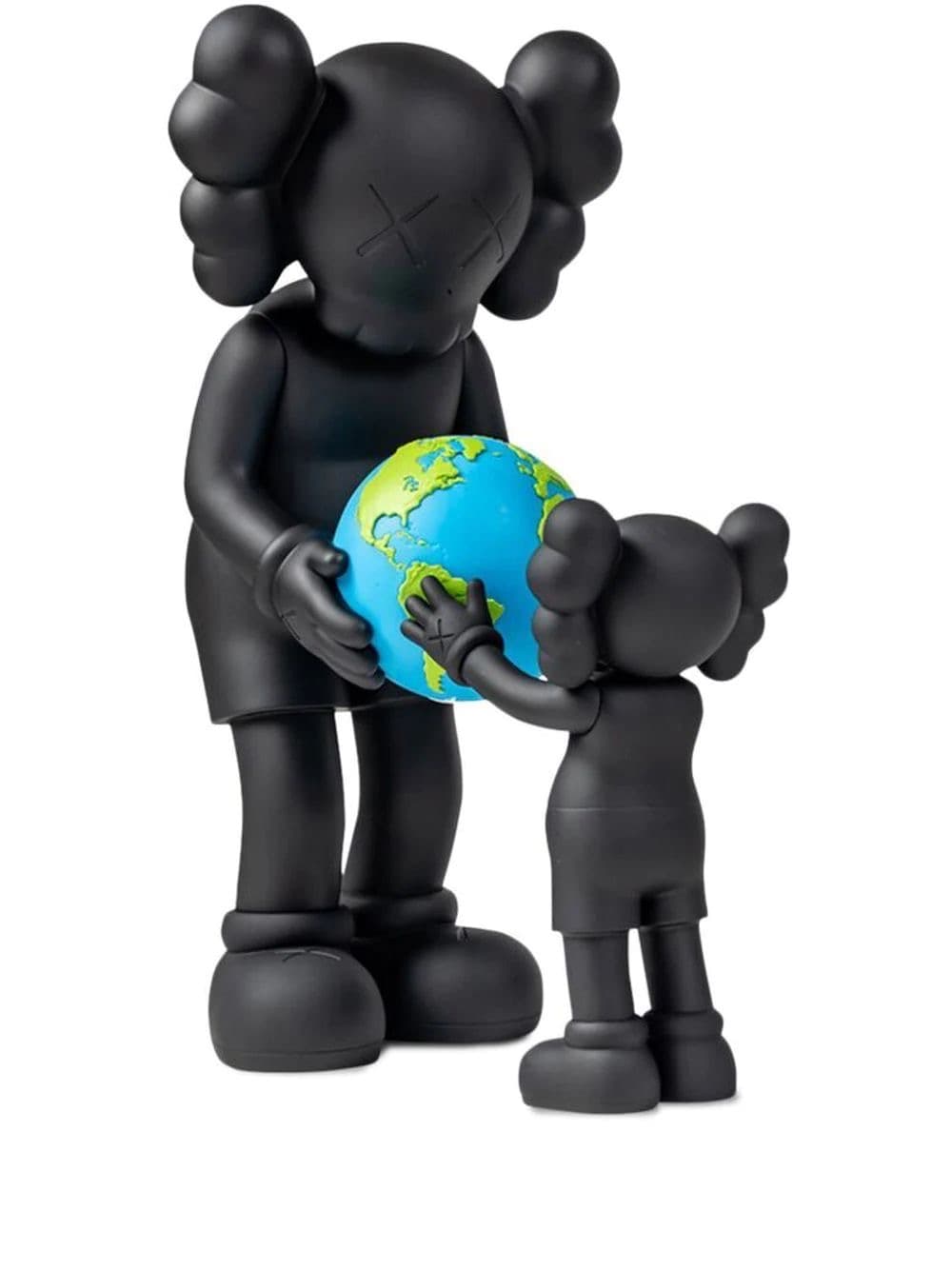 Figurine KAWS noir monde