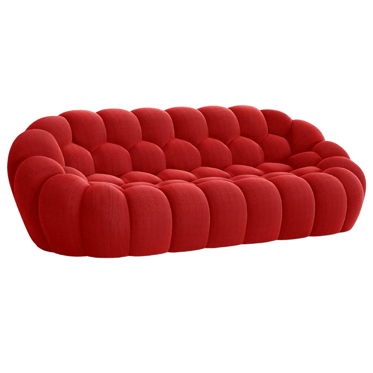 Canapé Bubble rouge