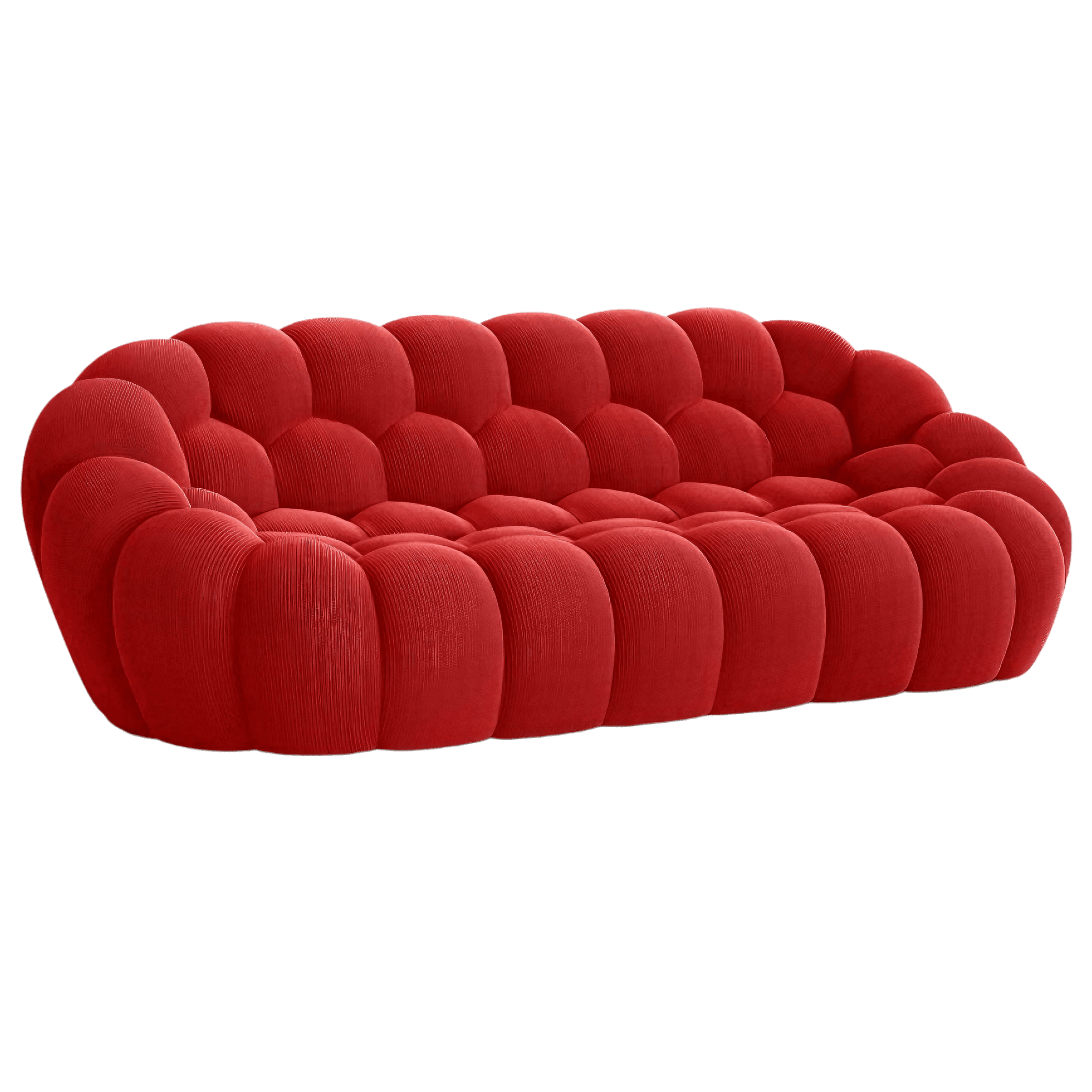 Canapé Bubble rouge