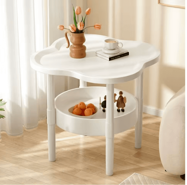 Table d'appoint double couche